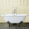 Aqua Eden Clawfoot Bathtubs, 60 L, 30.31 W, White/Polished Chrome, Cast Iron VCTND603119NC1 - alternate 2